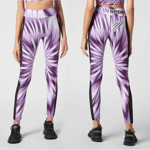NWT PHILIPP PLEIN TIE-DYE JOGGING HIGH WAIST LEGGINGS S